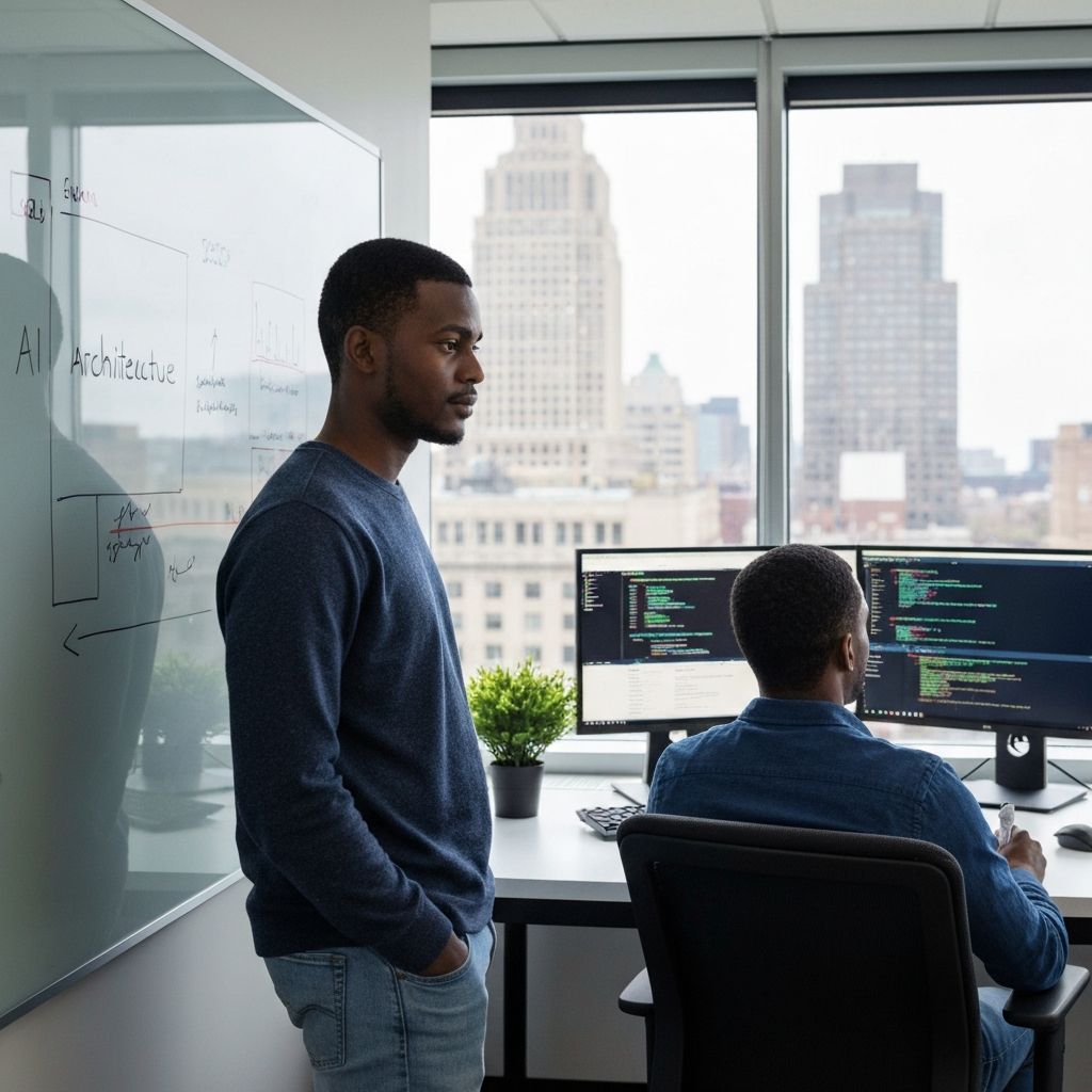 ClarivaultAI founders building the platform